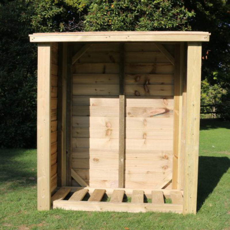 Moorvalley 5' High Single Log Store | Sheds.co.uk