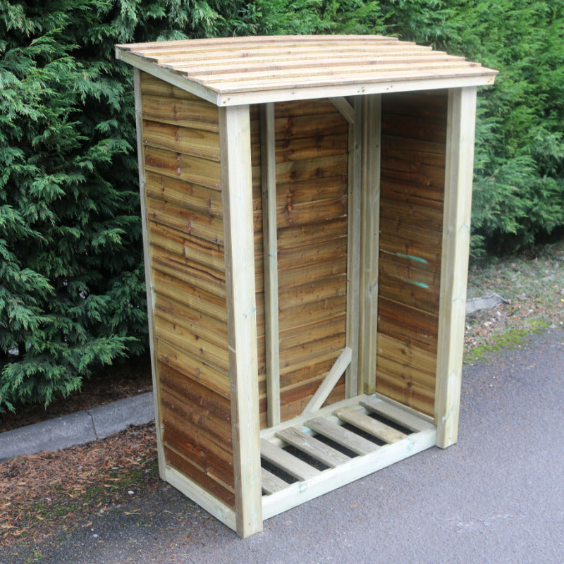 Moorvalley 6' High Single Log Store | Sheds.co.uk