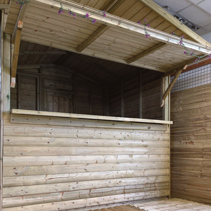 Moorvalley 8' x 6' Deluxe Loglap Event Chalet | Sheds.co.uk