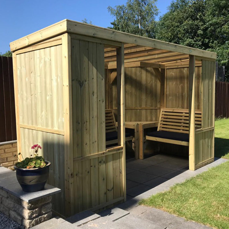 Moorvalley Deluxe 7 Seater Family Arbour | Sheds.co.uk