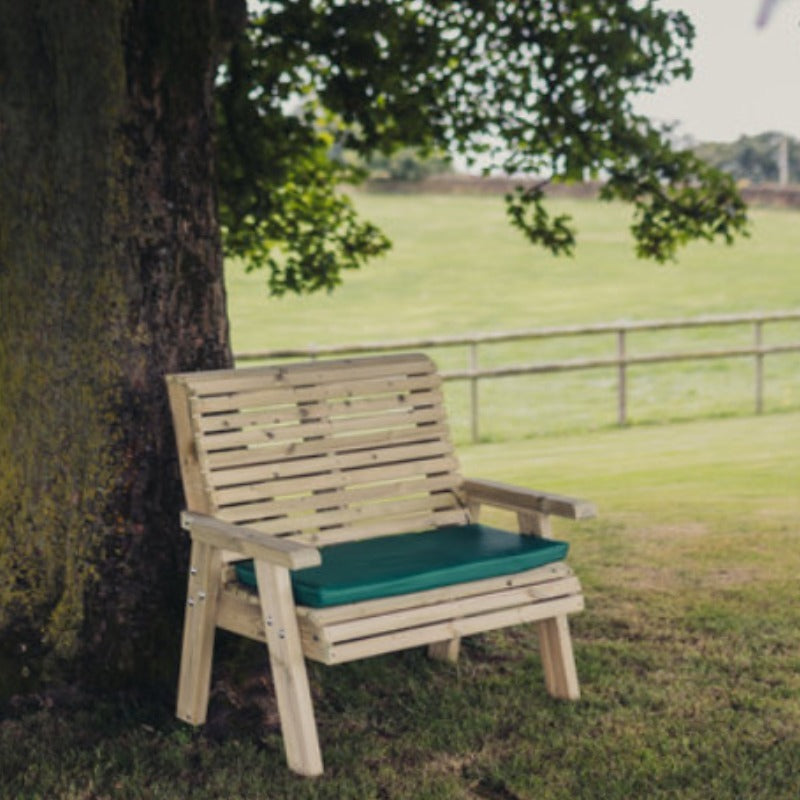 Moorvalley Ergo 2 Seater Bench | Sheds.co.uk