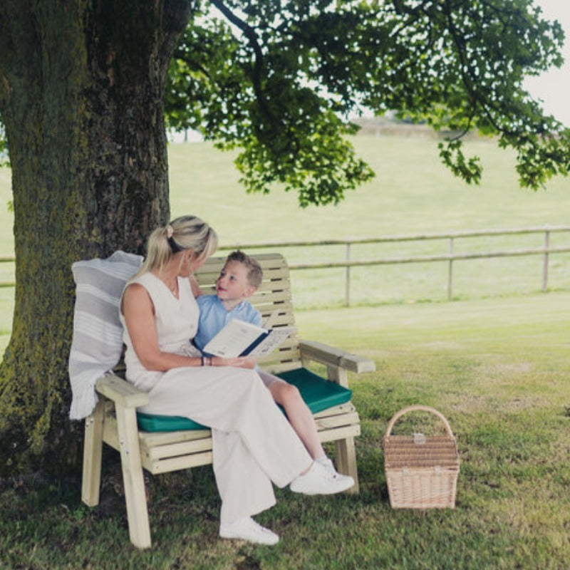 Moorvalley Ergo 2 Seater Bench | Sheds.co.uk