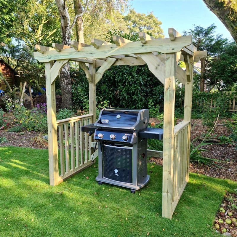 Moorvalley Pergola Barbecue Hut | Sheds.co.uk