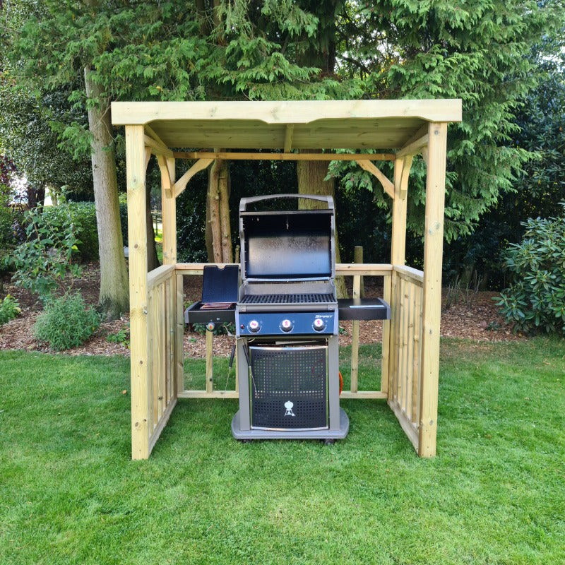 Moorvalley Traditional Barbecue Hut | Sheds.co.uk