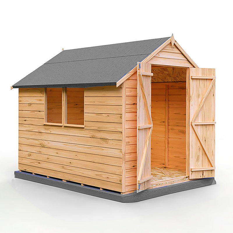 Loxley 6' x 8' Double Door Overlap Apex Shed | Sheds.co.uk