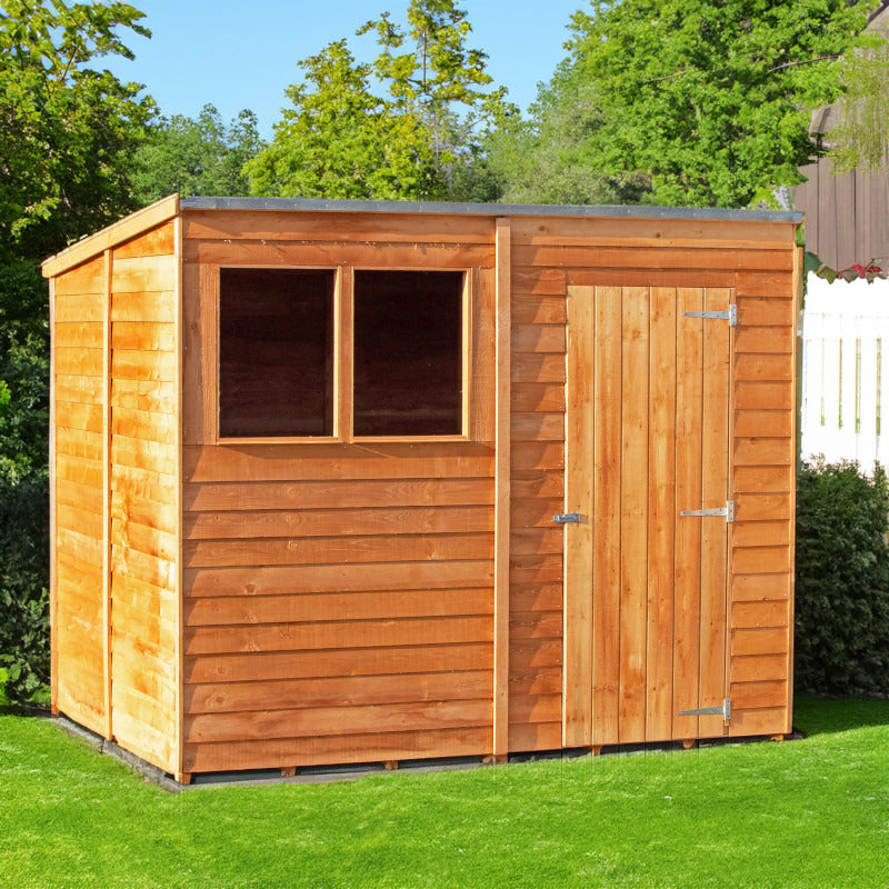 Loxley 8' x 6' Overlap Pent Shed | Sheds.co.uk