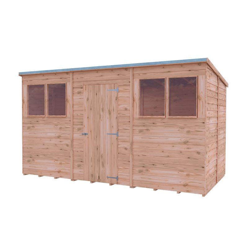 Loxley 12' x 6' Overlap Pent Shed | Sheds.co.uk