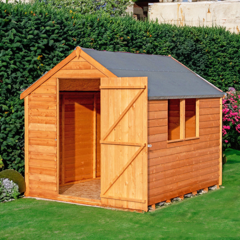 Loxley 6' x 8' Overlap Apex Shed - Sheds.co.uk