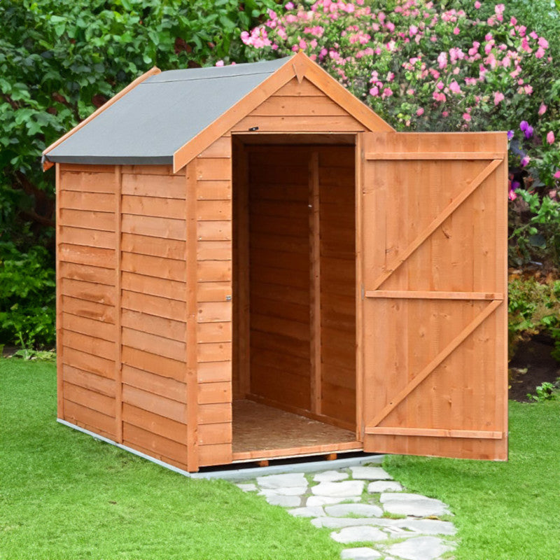 Loxley 4' x 6' Windowless Overlap Apex Shed | Sheds.co.uk