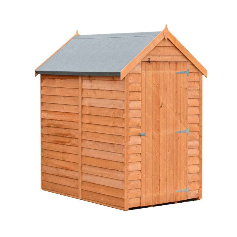Loxley 4' x 6' Windowless Overlap Apex Shed | Sheds.co.uk