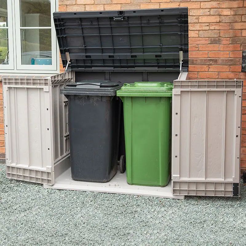 Hartwood Extra Large Plastic Garden Bin Store | Sheds.co.uk