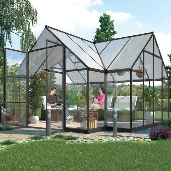 Palram - Canopia 12' x 10' Victory Orangery Garden Chalet | Sheds.co.uk