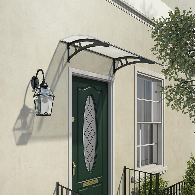 Palram - Canopia 1350 Calisto Doorway Canopy - Grey | Sheds.co.uk