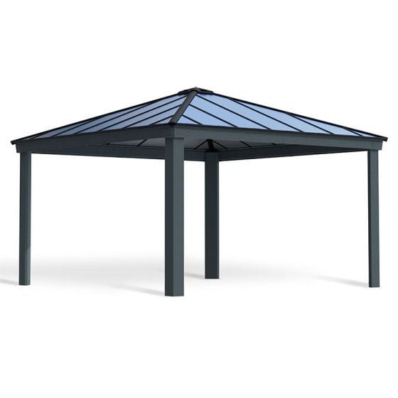 Palram - Canopia 14' x 14' Dallas Aluminium Gazebo | Sheds.co.uk