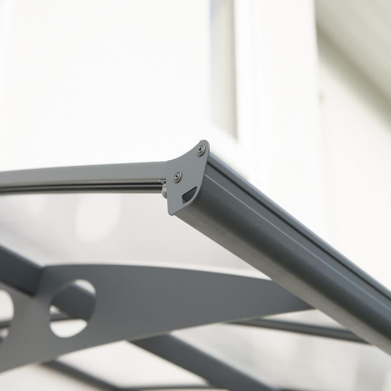 Palram - Canopia 2230 Herald Doorway Canopy - Grey Mist | Sheds.co.uk