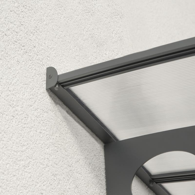 Palram - Canopia 2230 Herald Doorway Canopy - Grey Mist | Sheds.co.uk
