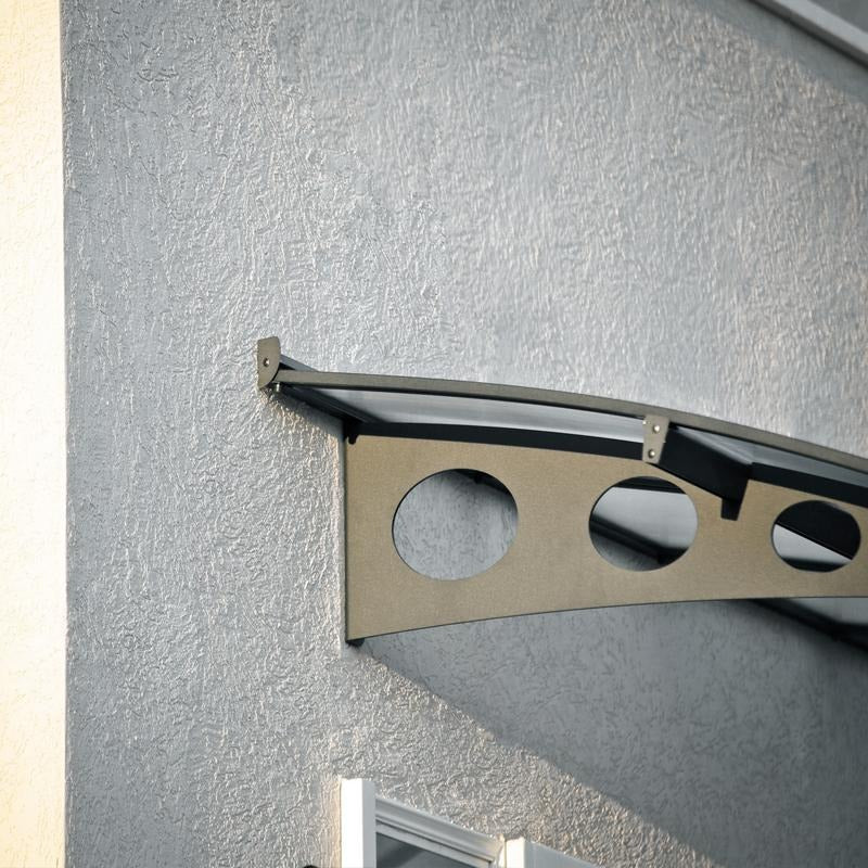 Palram - Canopia 2230 Herald Doorway Canopy - Grey Mist | Sheds.co.uk