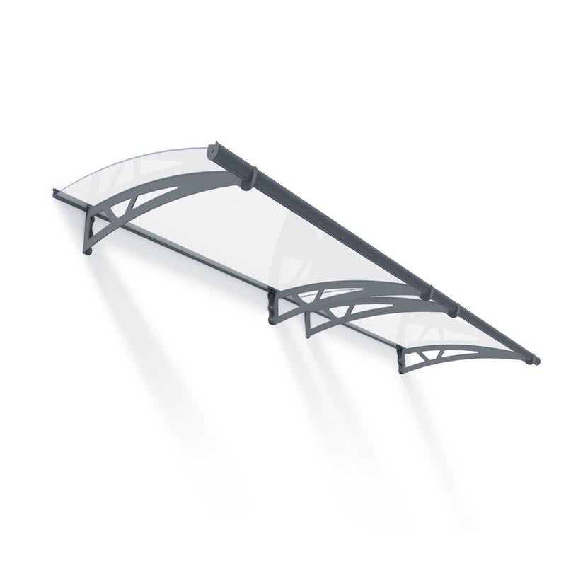 Palram - Canopia 3000 Altair Doorway Canopy - Grey Clear | Sheds.co.uk