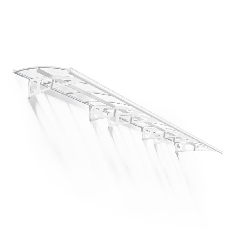 Palram - Canopia 6690 Bordeaux Doorway Canopy - White Clear | Sheds.co.uk