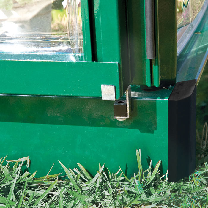 Palram - Canopia 8' x 8' Balance Green Polycarbonate Greenhouse | Sheds.co.uk
