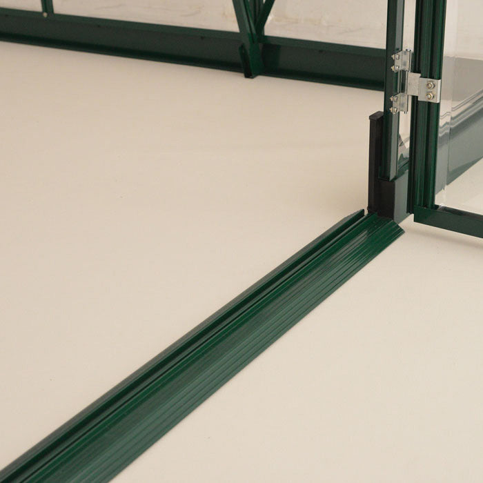Palram - Canopia 8' x 8' Balance Green Polycarbonate Greenhouse | Sheds.co.uk