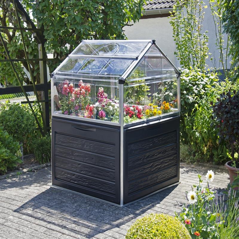Palram - Canopia Grow House Plant Inn With Storage | Sheds.co.uk
