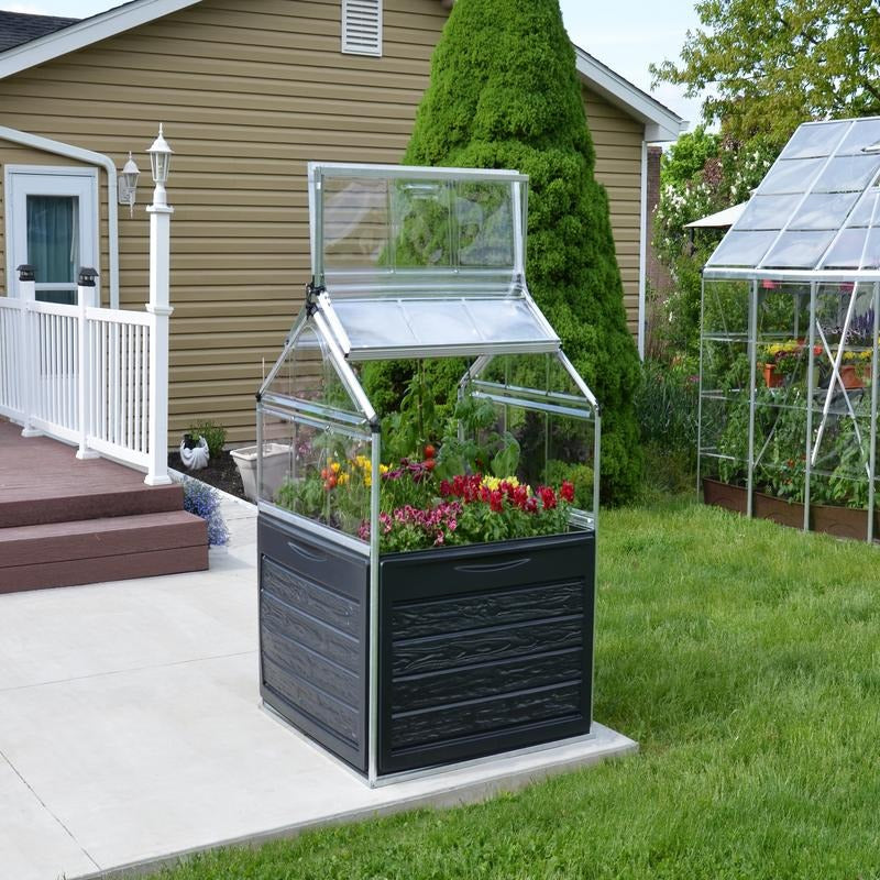 Palram - Canopia Grow House Plant Inn With Storage | Sheds.co.uk