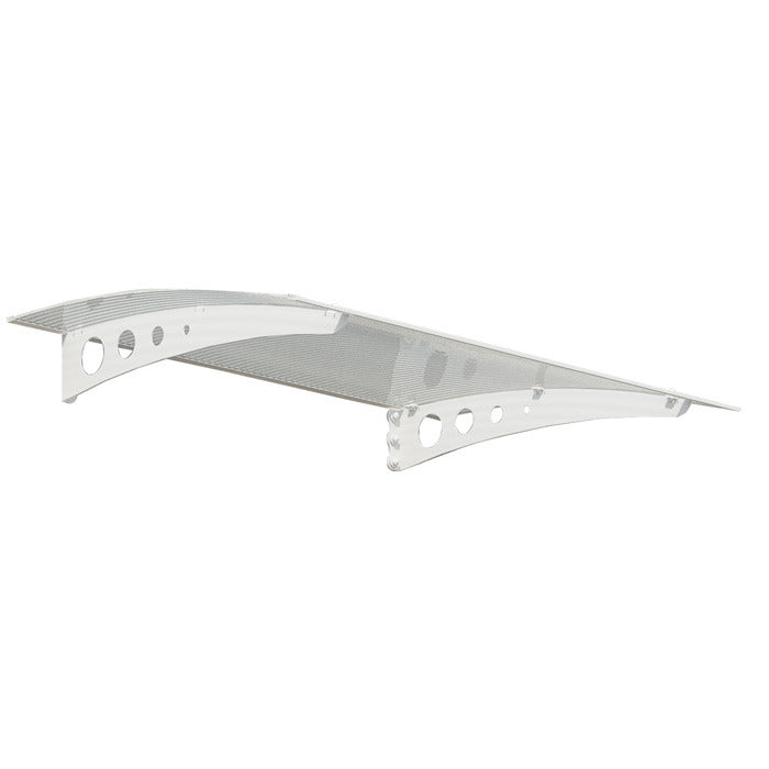 Palram - Canopia Small White Twinwall Doorway Canopy | Sheds.co.uk
