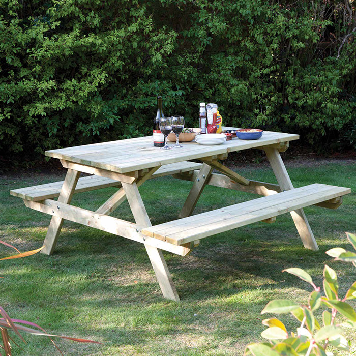 Rowlinson 5' Picnic Bench | Sheds.co.uk