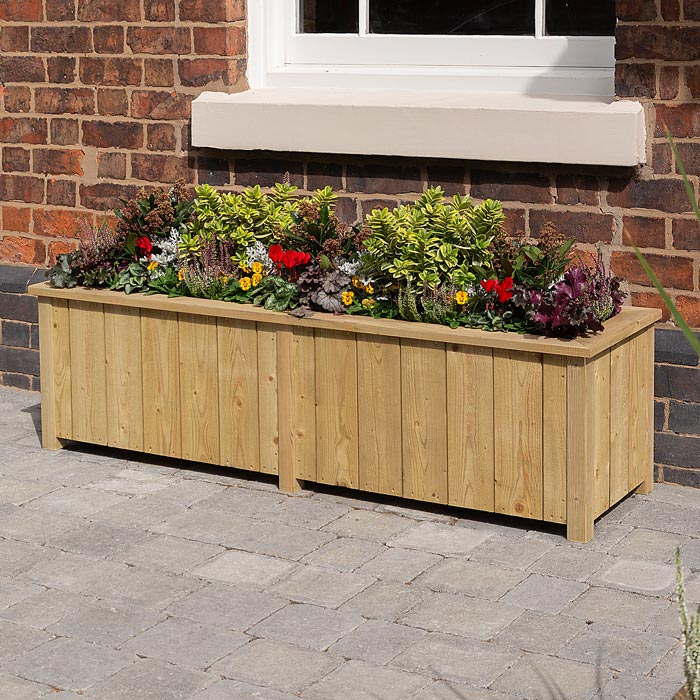 Rowlinson Heritage Rectangular Large Planter | Sheds.co.uk