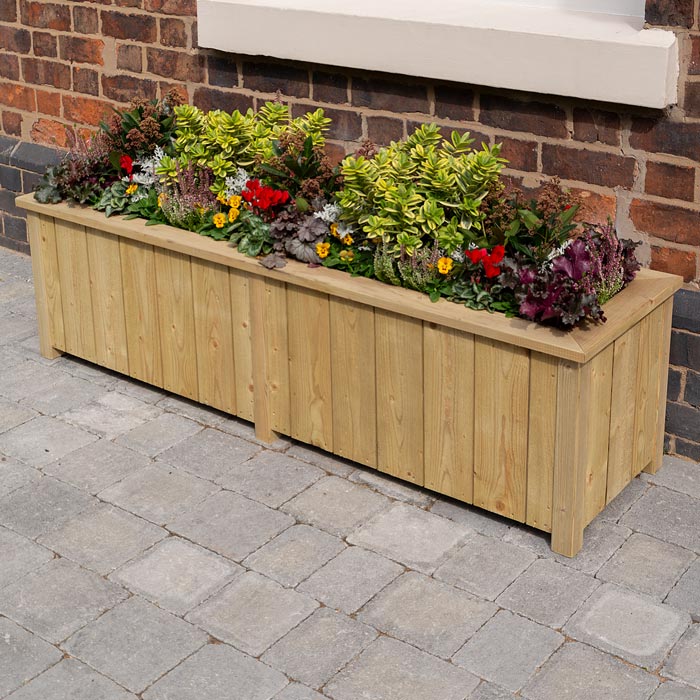 Rowlinson Heritage Rectangular Large Planter | Sheds.co.uk