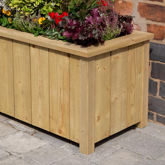 Rowlinson Heritage Rectangular Large Planter | Sheds.co.uk