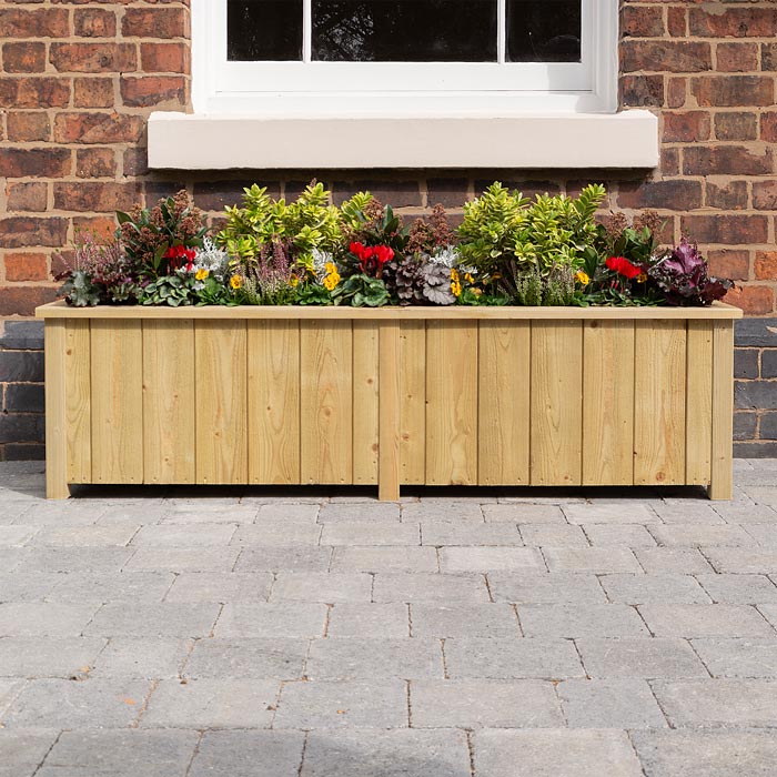 Rowlinson Heritage Rectangular Large Planter | Sheds.co.uk