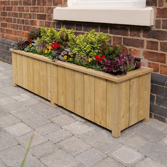 Rowlinson Heritage Rectangular Large Planter | Sheds.co.uk