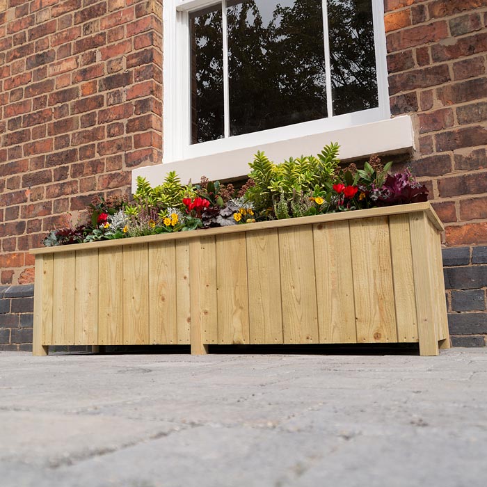 Rowlinson Heritage Rectangular Large Planter | Sheds.co.uk