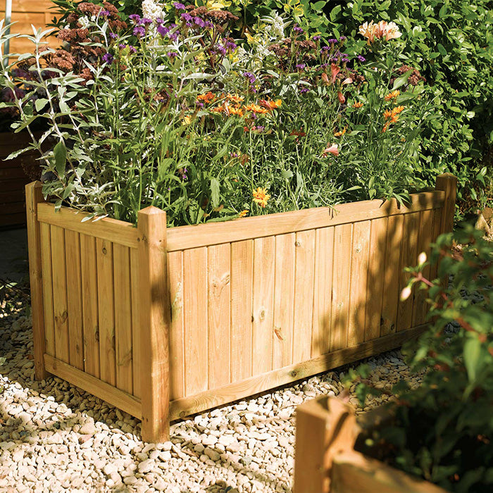 Rowlinson Rectangular Planter | Sheds.co.uk