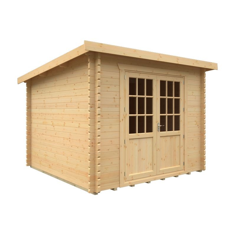 Redlands 10' x 10' Erin Log Cabin - 44mm | Sheds.co.uk
