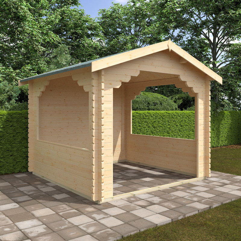 Redlands 10' x 10' Hot Tub Shelter | Sheds.co.uk