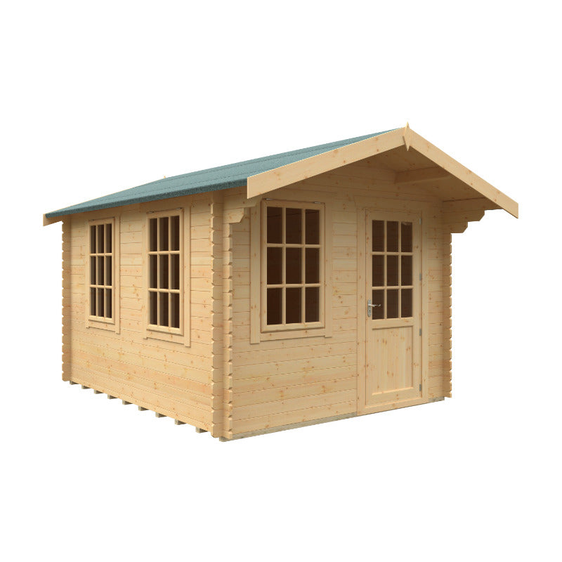 Redlands 10' x 12' Riviera Log Cabin - 28mm | Sheds.co.uk