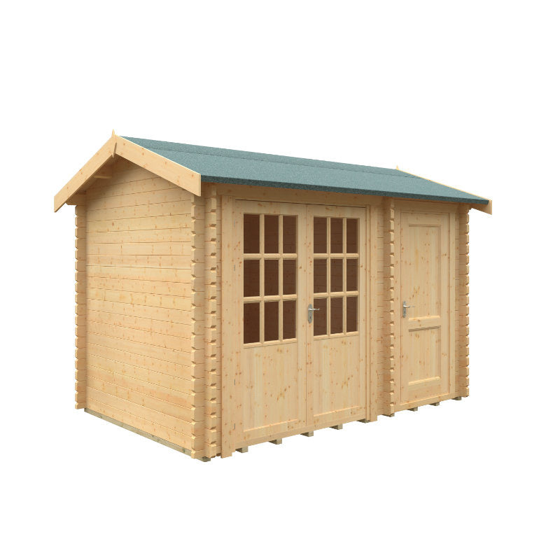 Redlands 3.6m x 2.4m Carnoustie Log Cabin | Sheds.co.uk