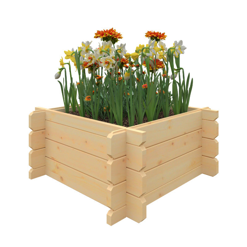 Redlands 3' x 3' Raised Flower Bed - 19mm | Sheds.co.uk