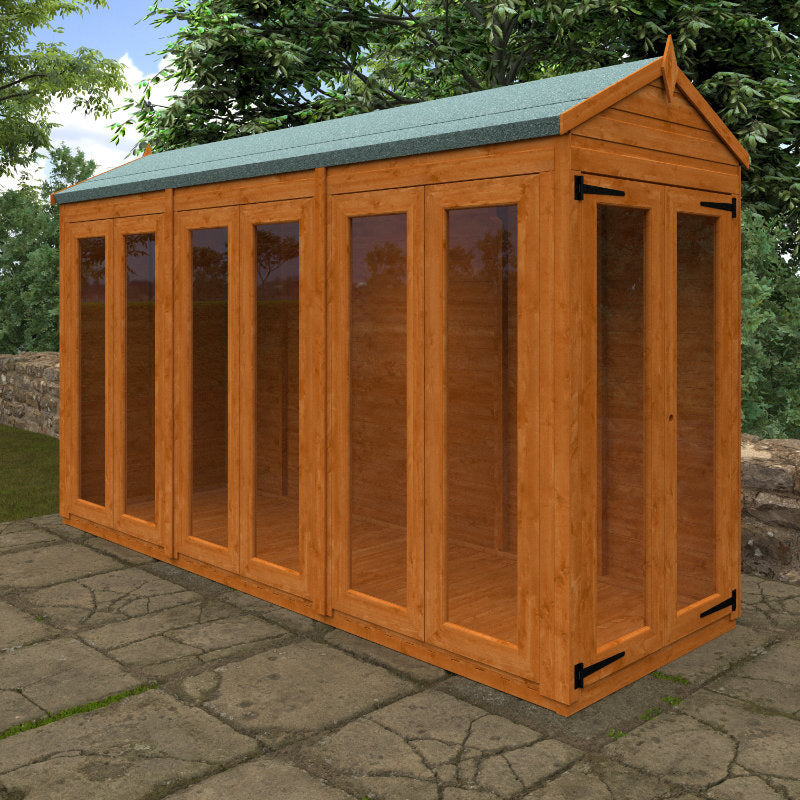 Redlands 4' x 12' Macaw Summer House | Sheds.co.uk