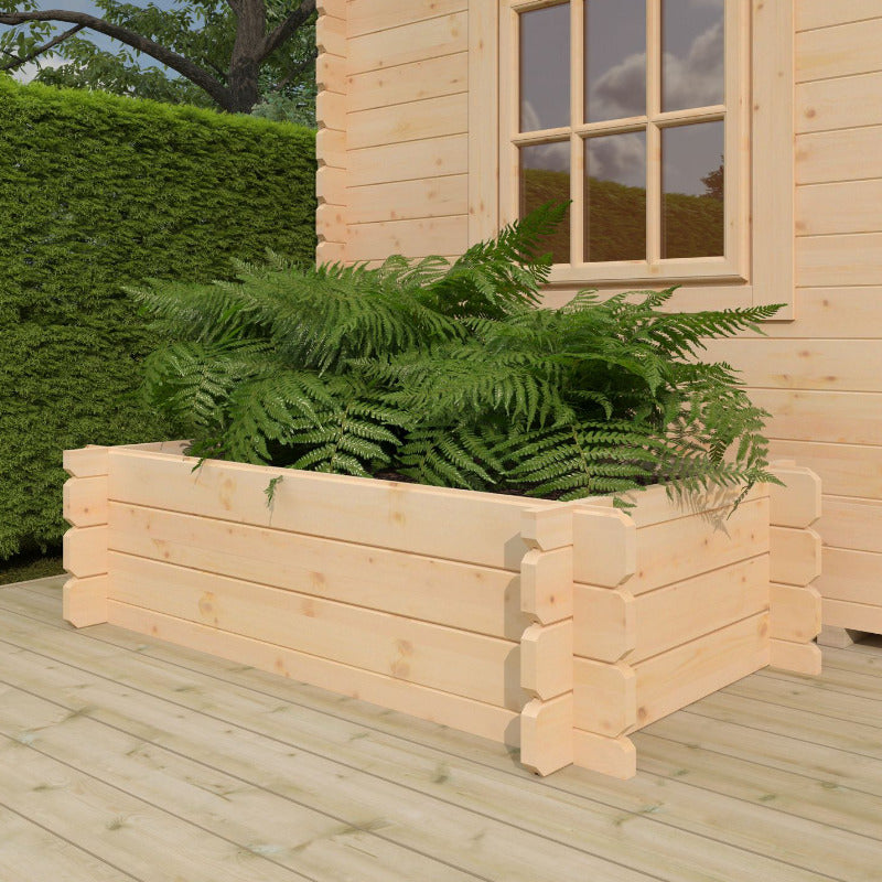 Redlands 5' x 3' Raised Flower Bed - 19mm | Sheds.co.uk