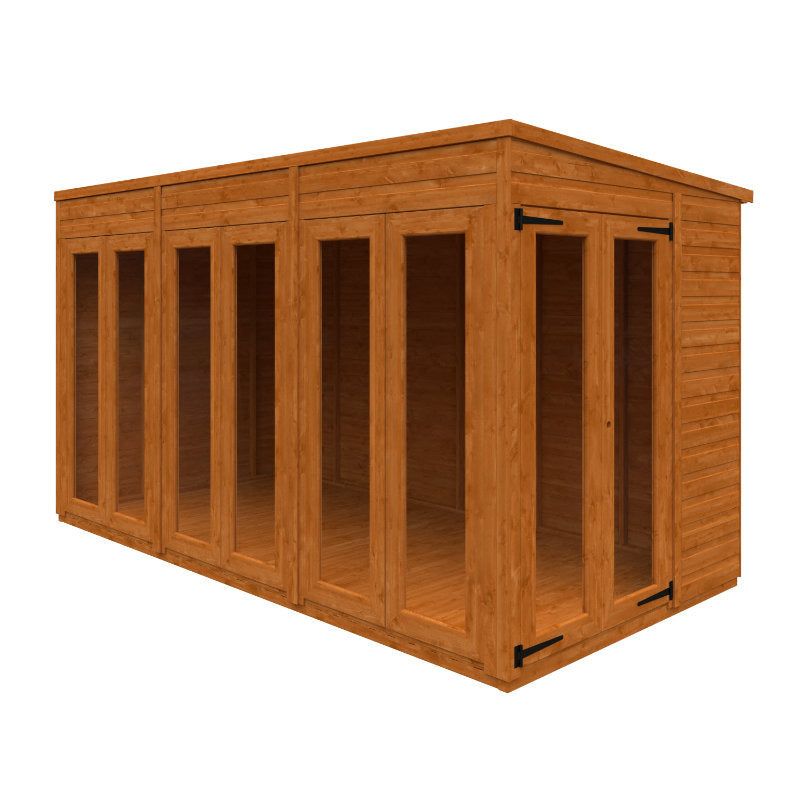 Redlands 6' x 12' Magpie Summer House | Sheds.co.uk