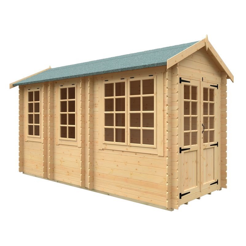 Redlands 6' x 14' Cypress Log Cabin | Sheds.co.uk