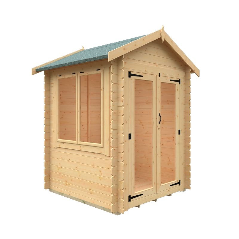 Redlands 6' x 6' Pebble Log Cabin | Sheds.co.uk