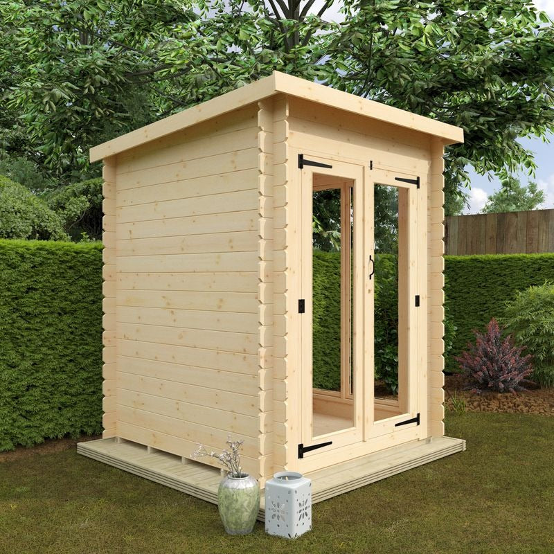 Redlands 6' x 6' Portrush Log Cabin | Sheds.co.uk