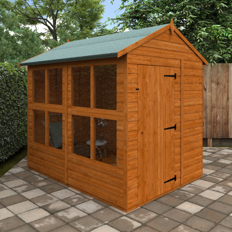 Redlands 6' x 8' Raven Summer House | Sheds.co.uk