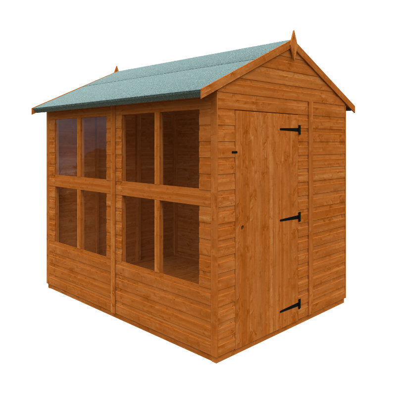 Redlands 6' x 8' Raven Summer House | Sheds.co.uk