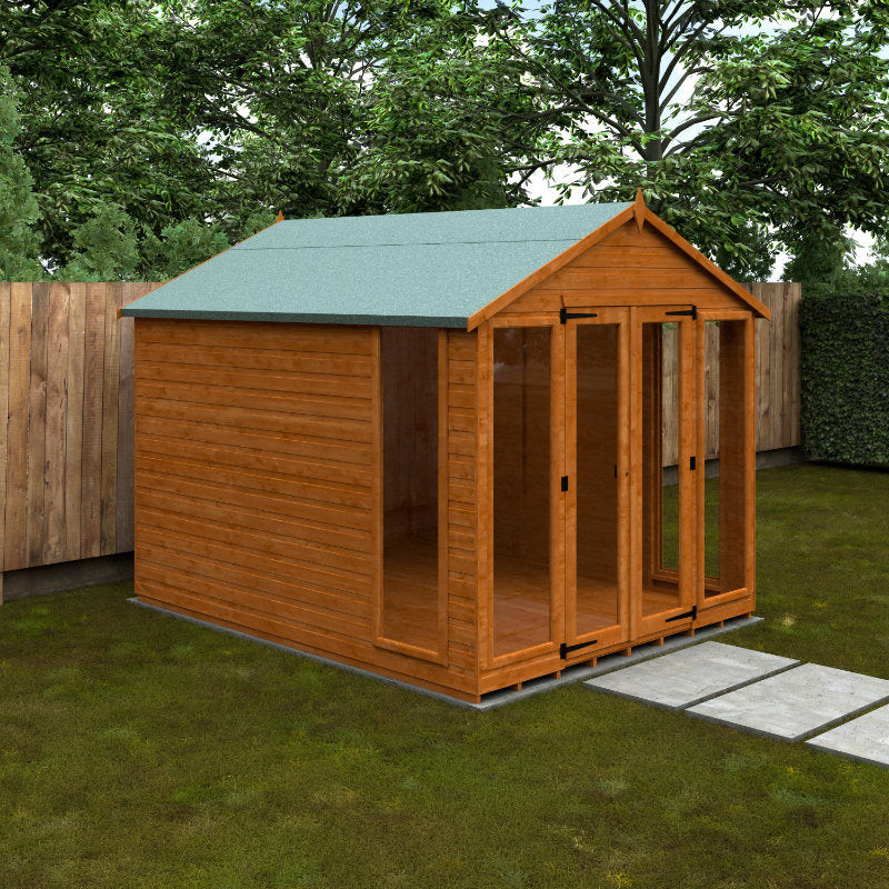 Redlands 8' x 10' Contemporary Summer House | Sheds.co.uk